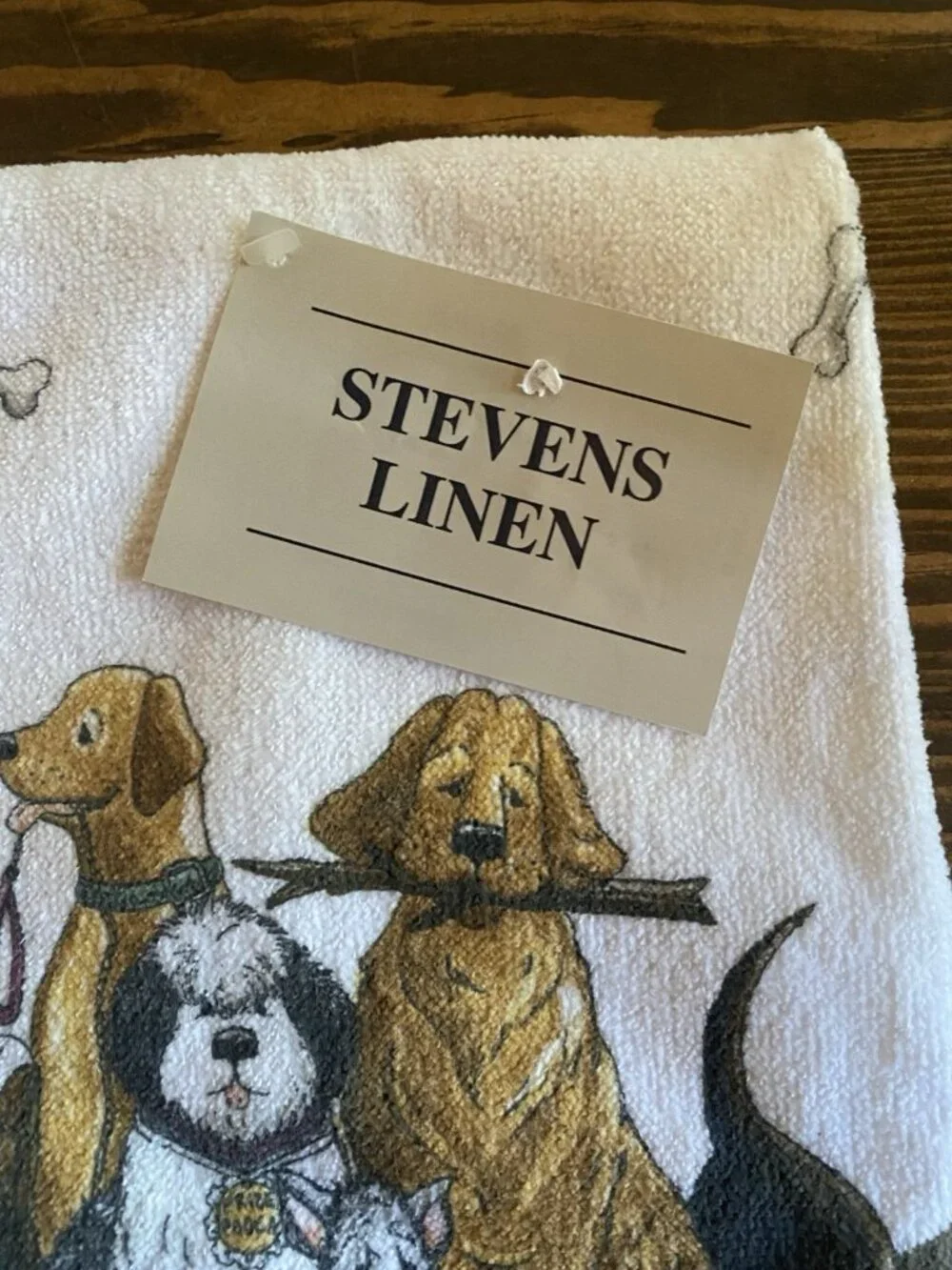Vintage Tea Towel Dog Daze Steven’s Linen